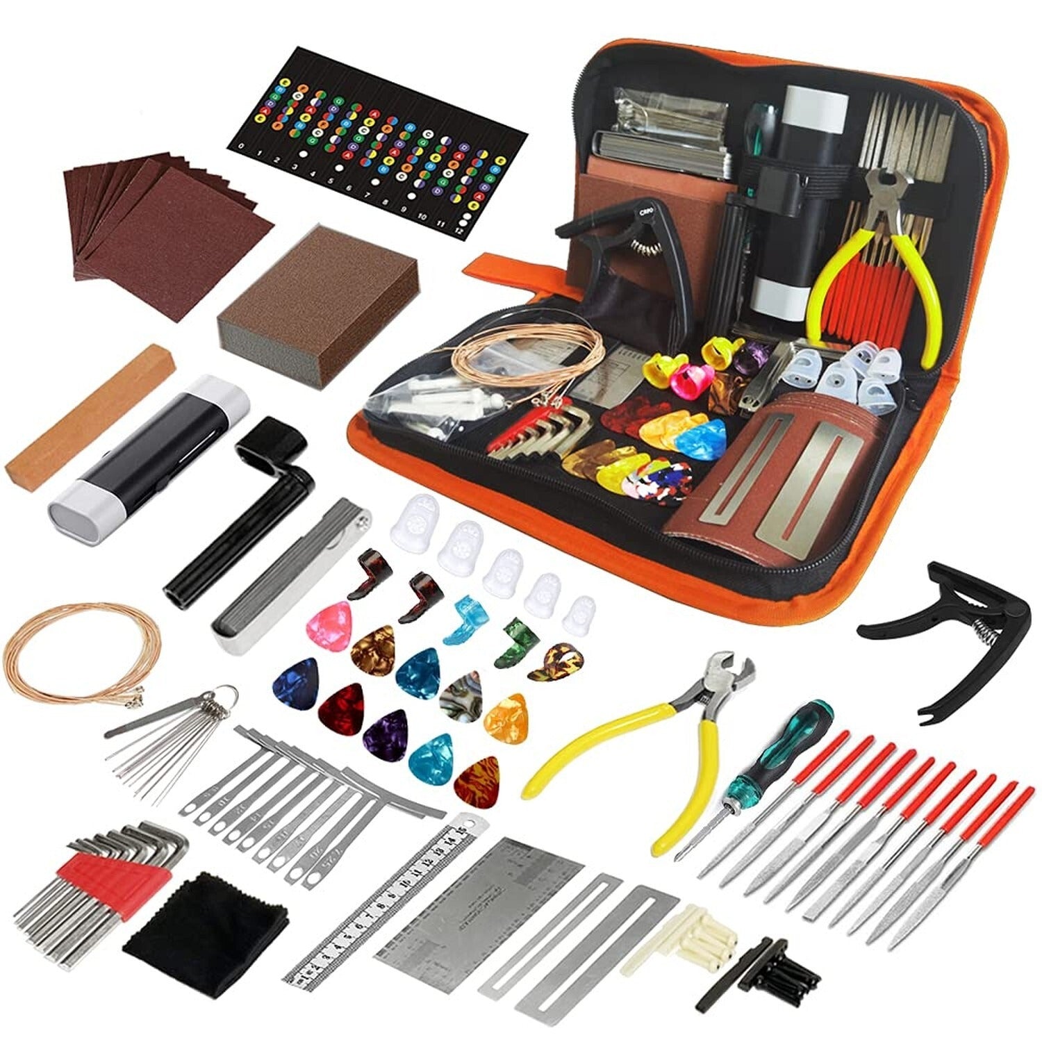 99PCS Professional Guitar Repair & Maintenance Tool Kit