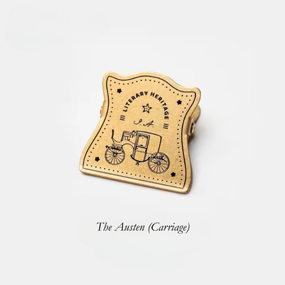 Vintage Brass Book Clips