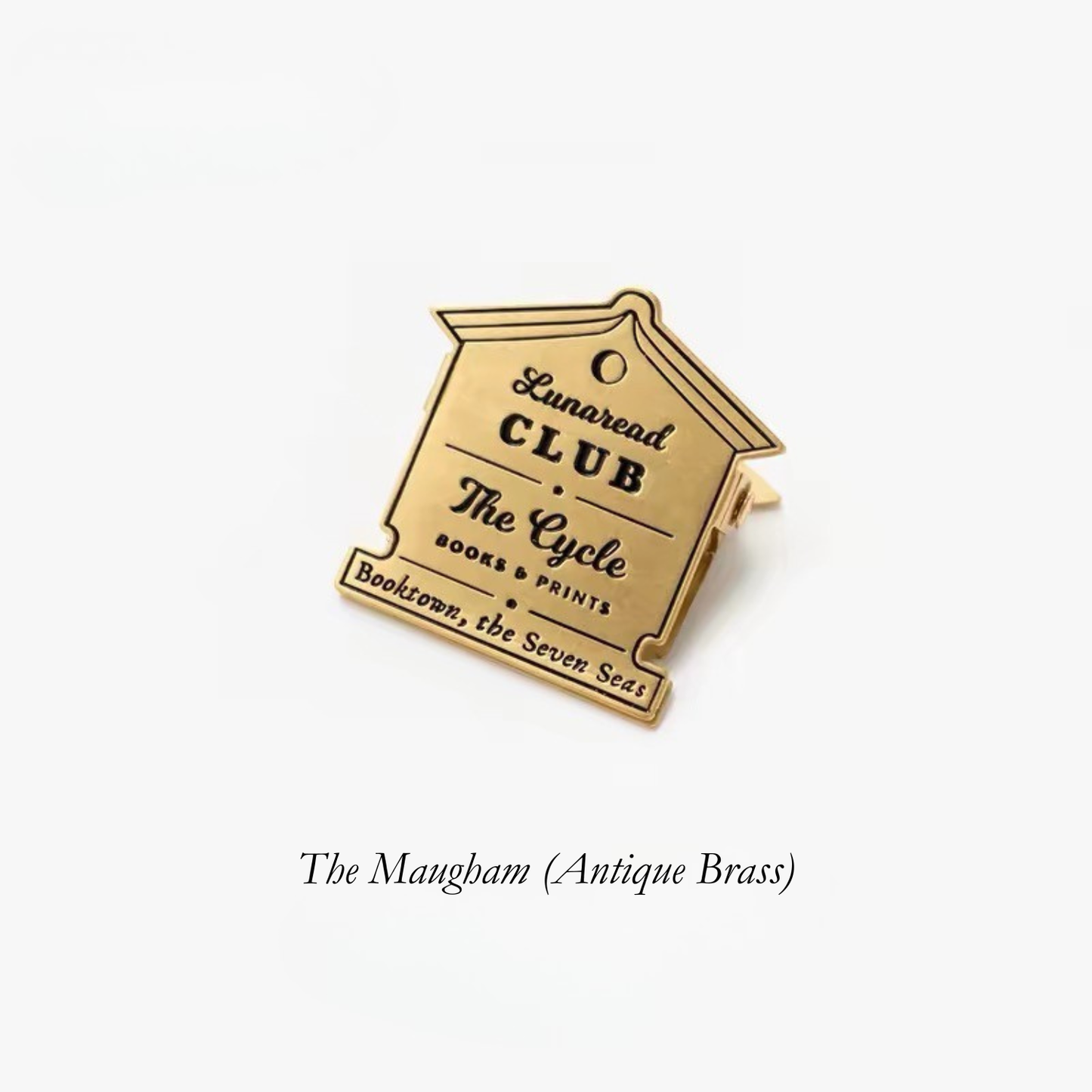 Vintage Brass Book Clips