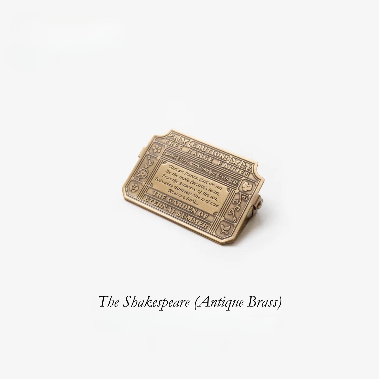Vintage Brass Book Clips