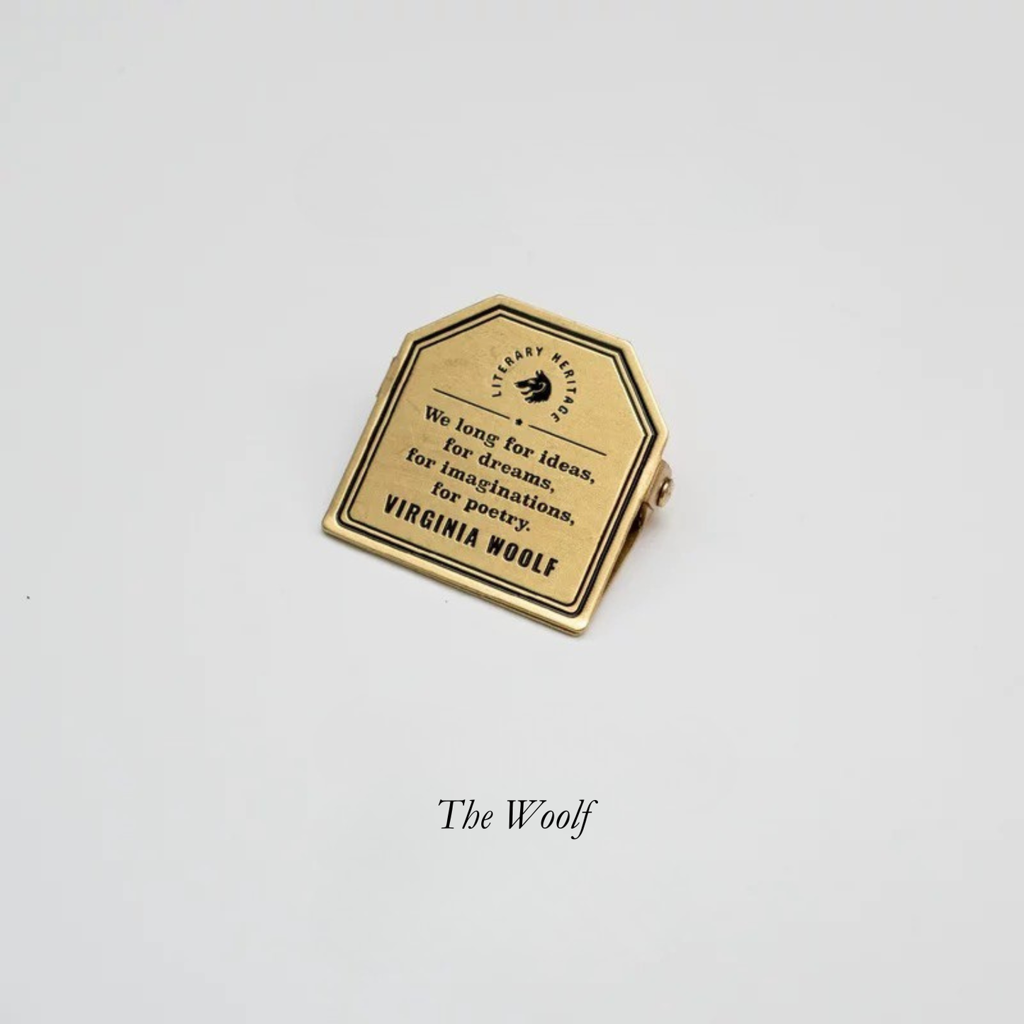 Vintage Brass Book Clips