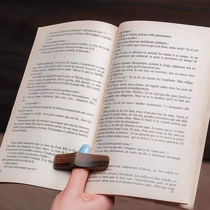 Walnut Thumb Page Holder