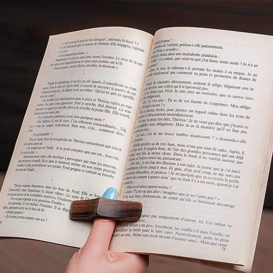 Walnut Thumb Page Holder